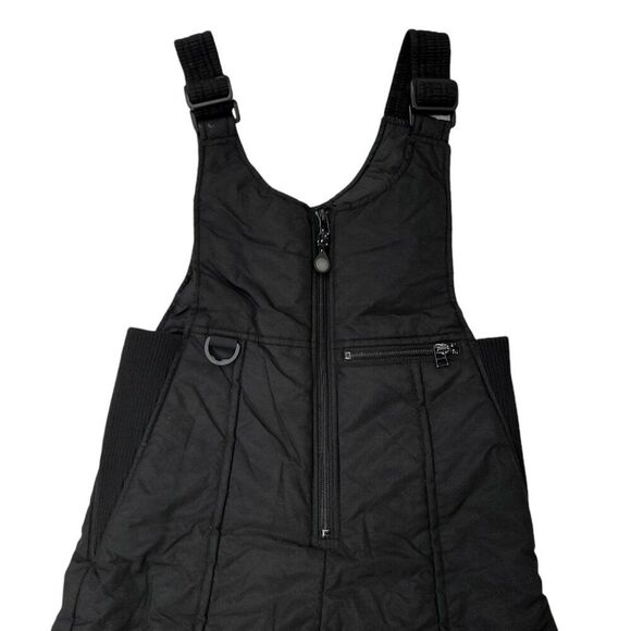 Rawik Ski Snow Bibs Overalls Youth Medium Black Unisex Insulated Winter Nylon - Picture 2 of 12